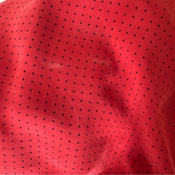 Vintage Red Bonwit Teller Silk Set - Picture 13 of 16